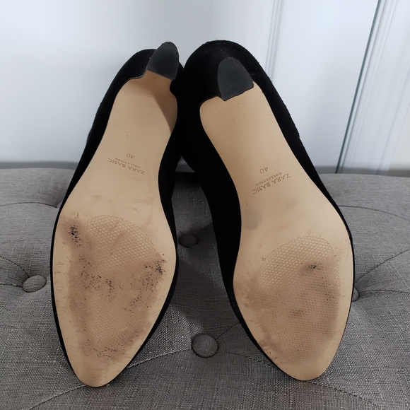 Zara Leather Mid-Calf Leather Ankle Boot - Picture 7 of 8